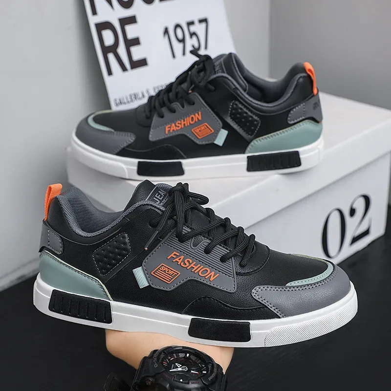 Men's Lace-Up Casual Board Shoes, Sizes 39-47