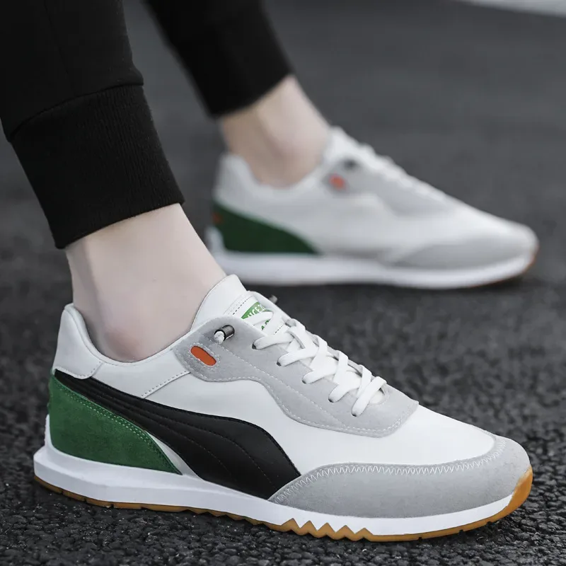 Men's Two-Tone Lace-Up Casual Shoes